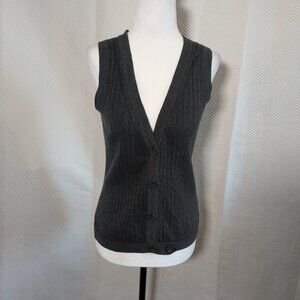 Tommy Hilfiger Wool Blend Sweater Vest Size small Waistcoat Academia Preppy